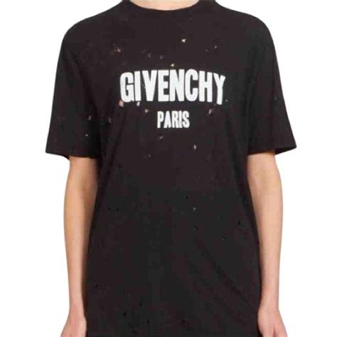 givenchy paris shirt red|givenchy top with holes.